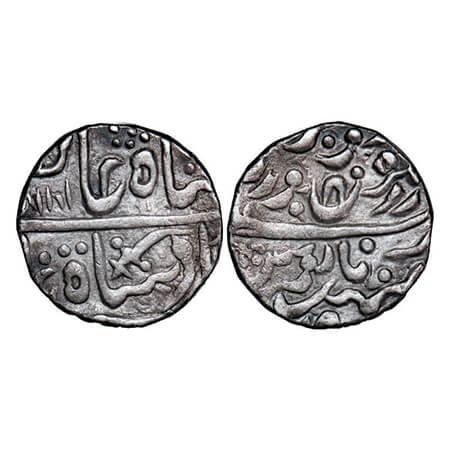 Jodhpur, Silver Rupee, 11.30g, early Issue INO Shah Alam II, Dar ul Mansur Jodhpur (pseudo