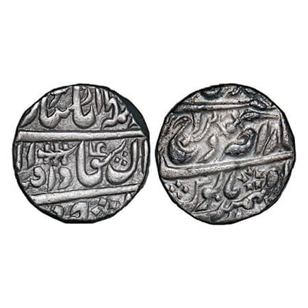 Jodhpur, Silver Rupee, 11.38g, Takhat Singh (AH 1259-1290, 1843-1873 AD), Dar ul Mansur Jo