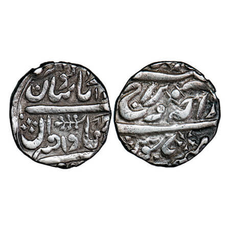 Jodhpur, Silver Rupee, 11.32g, Takhat Singh (AH 1259-1290, 1843-1873 AD), Dar ul Mansur Jo
