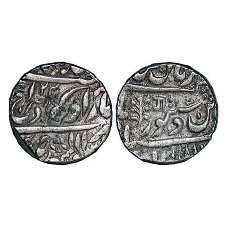 Jodhpur, Silver Rupee, 11.33g, Takhat Singh (AH 1259-1290, 1843-1873 AD), Dar ul Mansur Jo