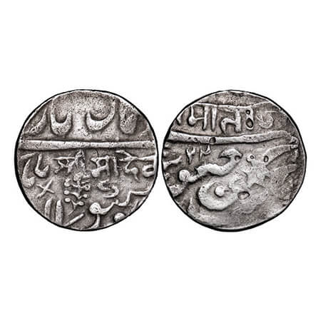 Jodhpur, Silver Rupee, 11.16g, Jaswant Singh (1873-1895 AD), Sojat Mint, INO Queen Victori