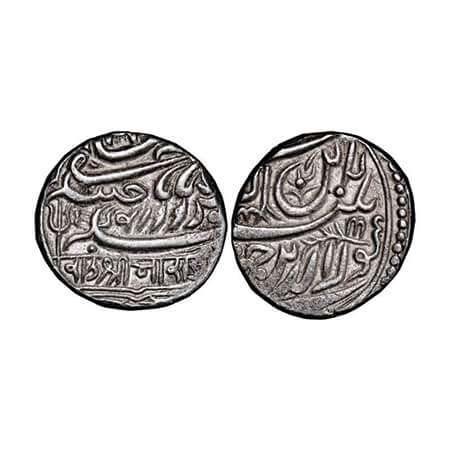 Kutch, Silver, Kori, 4.71g, Bharmalji I (AH 994-1041/1585-1631 AD), INO Jahangir, AH (1028