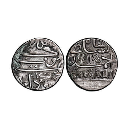 Kutch, Silver Kori, 4.63g, Lakhpatji (AH 1165-1174/1752-1761 AD), INO Ahmad Shah Durrani, 