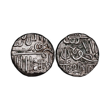 Kutch, Silver Kori, 4.64g, Gohodji II (AH 1174-1192/1761-1778 AD), INO Muzaffar Shah III (