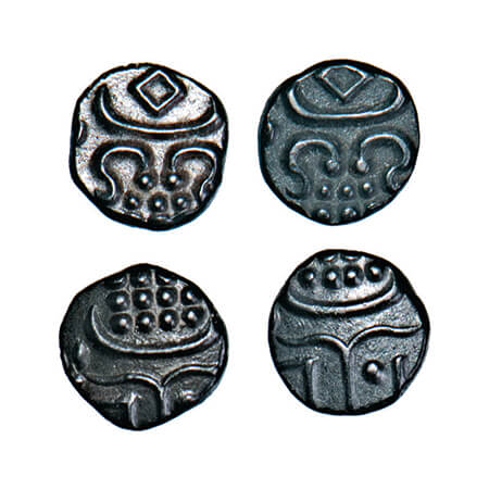 Travancore, Silver Chukram (2 Coins), Anizham Thirunal Marthanda Varma (ME 904-933 / 1729-