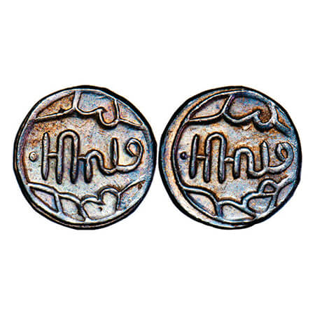 Banswara, Silver Rupee, 8.02g, Lakshman Singh (1862-1925AD), script reads as Shahr Bansahp