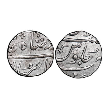 Baroda, Silver Rupee, 11.34g, Fatah Singh Regent (AH 1192-1204 / 1778-1789 AD), Sankheda M