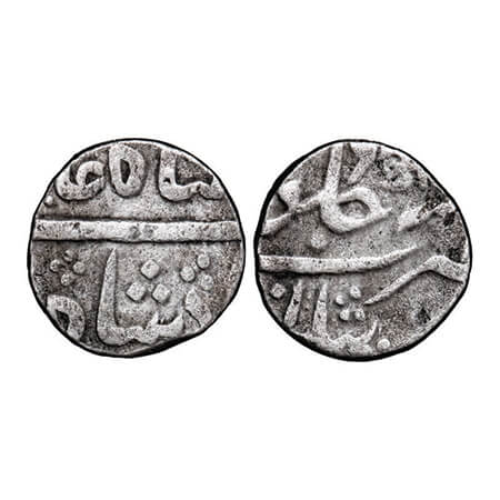 Baroda, Silver Rupee, 11.20g, Anand Rao (AH 1215-1235/1800-1819 AD), Petlad Mint completel