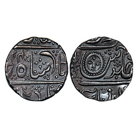 Indore, Silver Rupee, 11.27g, Ahalya Bai (AH 1179-1210 / 1765-1795 AD), Malharnagar Mint, 