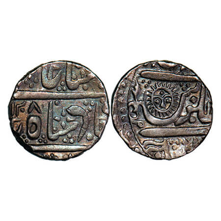Indore, Silver Rupee, 11.27g, Ahalya Bai (AH 1179-1210 / 1765-1795 AD), Malharnagar Mint, 
