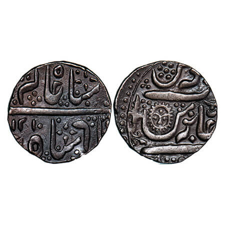 Indore, Silver Rupee, 11.25g, Ahalyabai (AH 1179-1210 / 1765-1795 AD), Malharnagar Mint, A