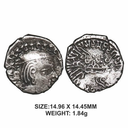 Western Kshatrapas, Damajadashri II, s/o Rudrasena I (c. 232-234 AD), Kardamaka Family, Si