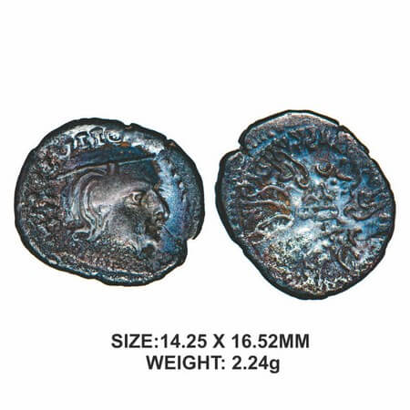 Western Kshatrapas, Damajadashri II s/o Rudrasena I (c. 232-234 AD), Kardamaka Family, Sil