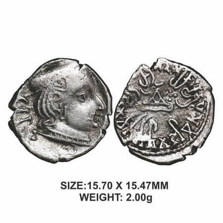 Western Kshatrapas, Kardamaka Family, Rudrasena II, son of Viradaman, as Mahakshatrapa, Si