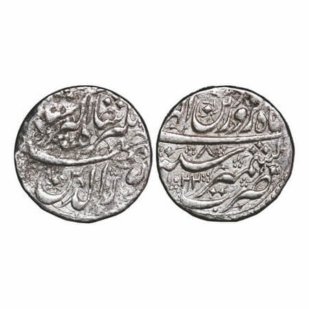 Jahangir, Silver Rupee, 11.25g, Kashmir Mint, AH 1022 / 8 RY, Month 'Farwardin'. KM 145.10