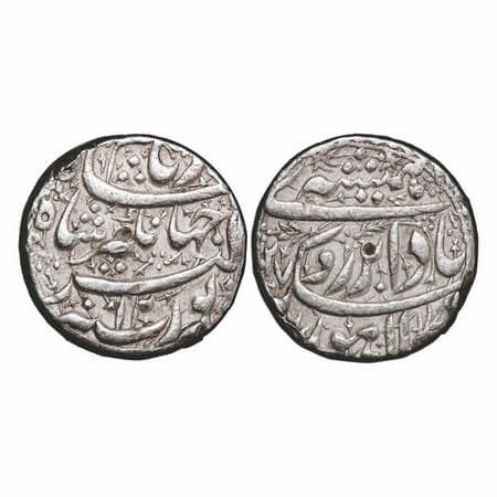 Jahangir, Silver Rupee, 11.36g, Lahore Mint, Hamisha Couplet, AH 1027 / 12 RY. KM 149.14. 