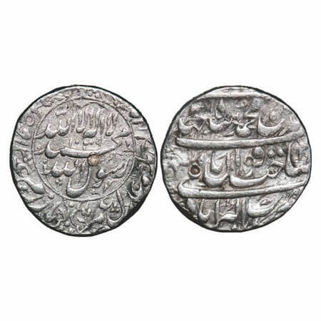 Shah Jahan I, Silver Rupee, 11.39g, Akbarabad Mint, AH 1039 / 2 RY, Kalima within circle. 