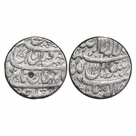 Shah Jahan I, Silver Rupee, 11.23g, Akbarnagar Mint, AH (10)38 / Ahad (1) RY on obverse, l