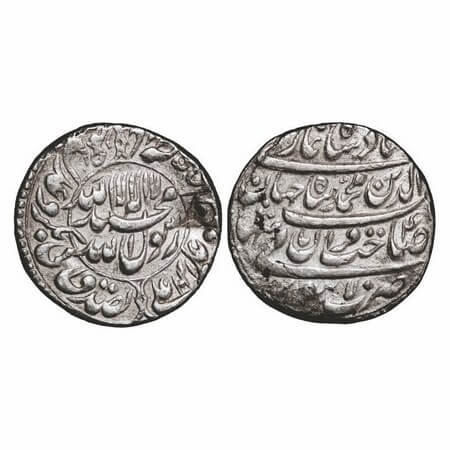 Shah Jahan I, Silver Rupee, 11.44g, Lahore Mint, AH 1041 / 4 RY, name of four caliphs and 