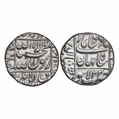 Shah Jahan I, Silver Rupee, 11.40g, Lahore Mint, AH 1059 / 22 RY, complete mint name on bo