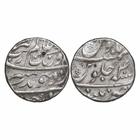 Aurangzeb, Silver Rupee, 11.49g, Patna Mint, AH 1108 / 40 RY. KM 300.71. Very Fine, Scarce