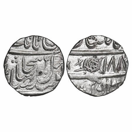 Sikh Empire, Silver Rupee, 11.14g, Multan Mint, 2nd Sikh occupation in Multan, 'Nanak Shah