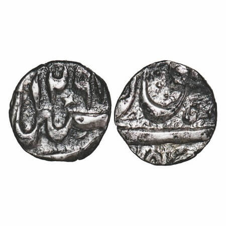 Bhopal, Silver 1/8 Rupee, 1.35g, Shah Jahan Begum (AH 1285-1319/1868-1901 AD), Bhopal Mint