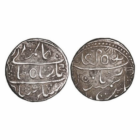 Bikanir, Silver Rupee, 11.27g, Gaj Singh (AH 1159-1201 / 1746-1786 AD), 6 RY, Garh Bikanir