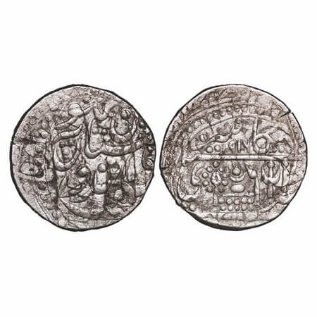 Bikanir, Silver Rupee, 11.39g, Dungar Singh ( AH 1289-1305 / 1872-1887 AD), VS 1916/1859 A