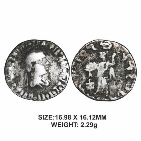 Indo-Greeks, Apollodotos II (c. 85-60 BC), Silver Drachma, 2.29g, Obv: Bust of king, Greek