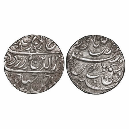 Jodhpur, Silver Rupee, 11.28g, INO Alamgir II, Dar al barkat Nagaur Mint, (AH 1172) / 6 RY