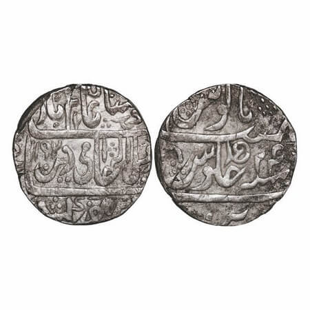 Narwar, Silver Rupee, 11.12g, Mahadji Rao (AH 1175-1209 / 1761-1794 AD), Narwar Mint, AH 1