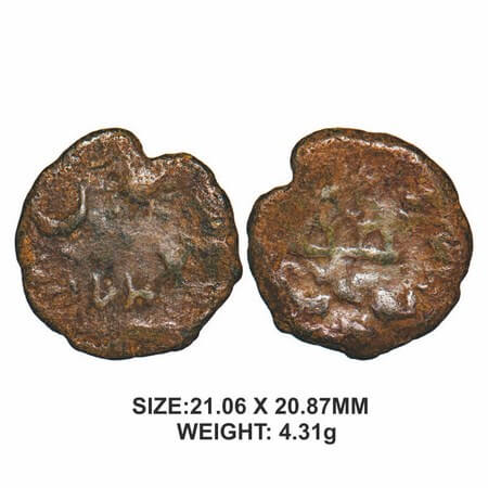 Western Kshatrapas, Kardamaka Dynasty, Chastana as Mahakshatrapa, (78 - 130 AD), Lead Unit