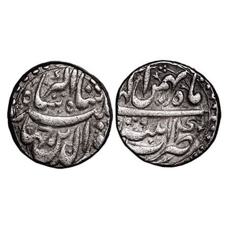 Jahangir, Silver Rupee, 11.40g, Patna Mint, AH 1029/14 R, Month Bahman. KM 145.12. About E