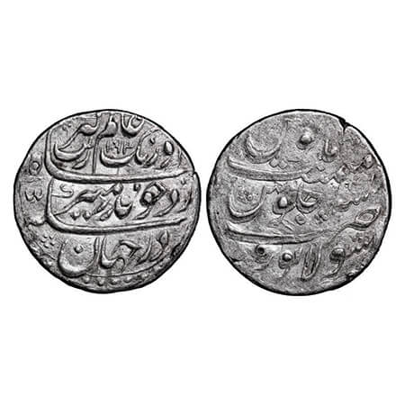 Aurangzeb, Silver Rupee, 11.42g, Solapur Mint, AH 1094/26 RY, Almost complete Mint name vi