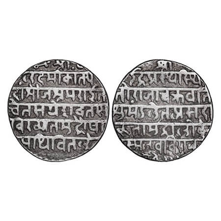 Indore, Silver Nazarana Rupee, 11.29g, Jaswant Rao (SE 1719-1734 / 1798-1811 AD), SE1728, 