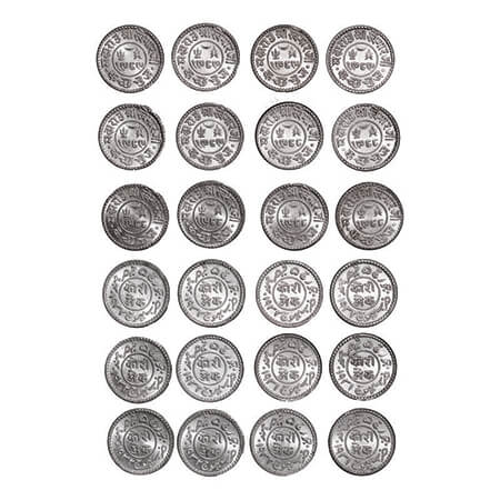 Kutch, Silver Kori (12 Coins), Khengarji III, INO George V, VS 1988/1931 (3 Coins), 1988/1