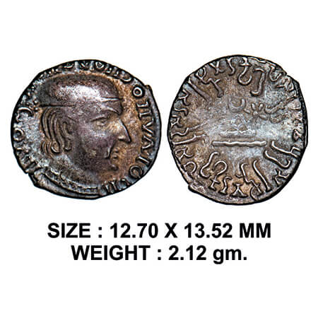Western Kshatrapas, Kardamaka Family, Rudrasimha I, Silver Drachma, 2.12g, SE 102, Obv: Bu
