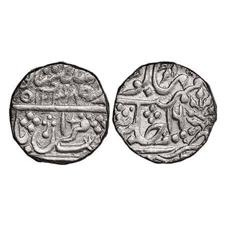 Karauli, Silver Rupee, 11.06g, Manak Pal (AH 1186-1233 / 1772-1817 AD), Sawai Jaipur Mint,