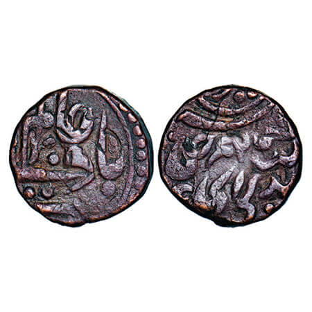 Mewar Feudatories - Shahpur, Copper Paisa, 17.70g, (Shahjahanabad Mint), ND (1827-1870 AD)