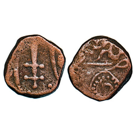 Ratlam, Copper Paisa, 12.05g, Anonymous hammered coinage, Raij Series, INO Shah Alam II, S