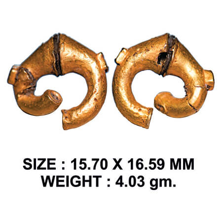 Primitive Jewellery/Money, Lead core clad in Gold, 4.03g, (c. c. 100-200 AD), Later jewell