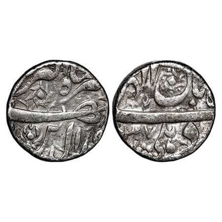 Jahangir, Silver Rupee, 11.19g, Delhi Mint, AH 1037, Month 'Aban', flowers added on obvers
