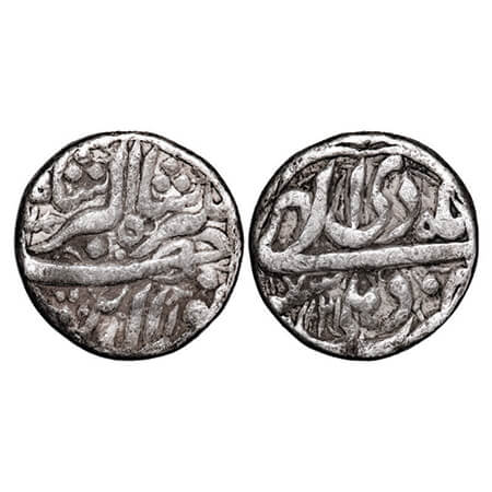 Jahangir, Silver Rupee, 11.31g, Delhi Mint, AH 1021/7 RY, Month 'Di', flowers added on obv