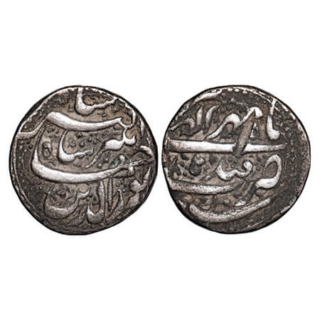Jahangir, Silver Rupee, 11.41g, Qandahar Mint, 10 RY, 'Mihr' Month. KM 145.13. Very Fine, 