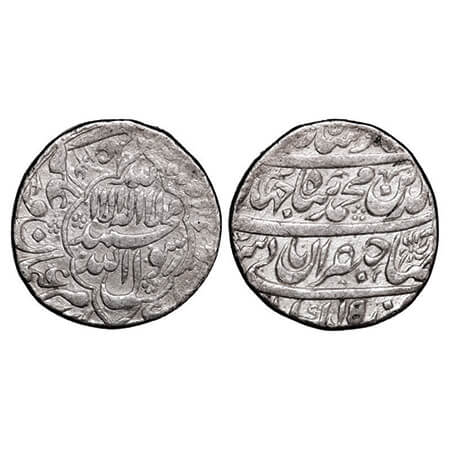Shah Jahan I, Silver Rupee, 11.33g, Akbarabad Mint, AH 1041/ 5 RY, kalima in foliated loze