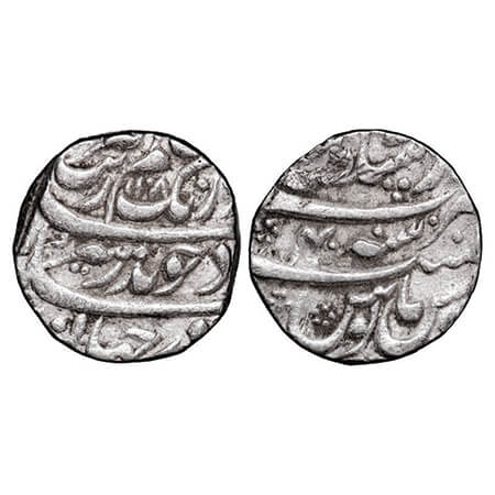 Aurangzeb, Silver Rupee, 11.21g, Lahore Mint, AH 1108/40 RY. KM 300.53. Very Fine, Scarce.