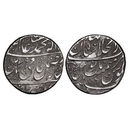 Shah Alam II, Silver Rupee, 11.29g, Dar us Khilafat Shahjahanabad Mint, Fazle Hami Din typ