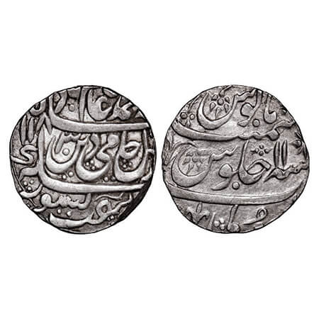 Rohilkhand, Silver Rupee, 11.22g, Bisauli Mint, INO Shah Alam II, AH 1183/11 RY, with Flow