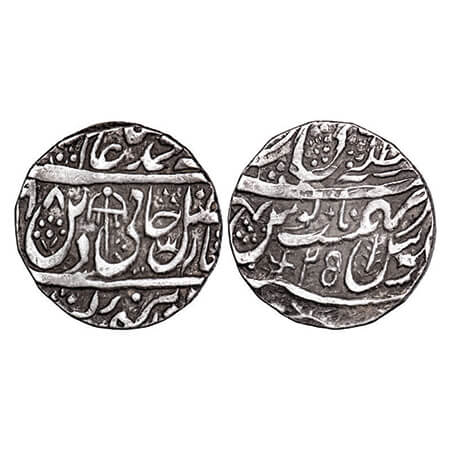 Rohilkhand, Silver Rupee, 11.05g, Faizullah Khan, Qasbah Panipat Mint, INO Shah Alam II, A